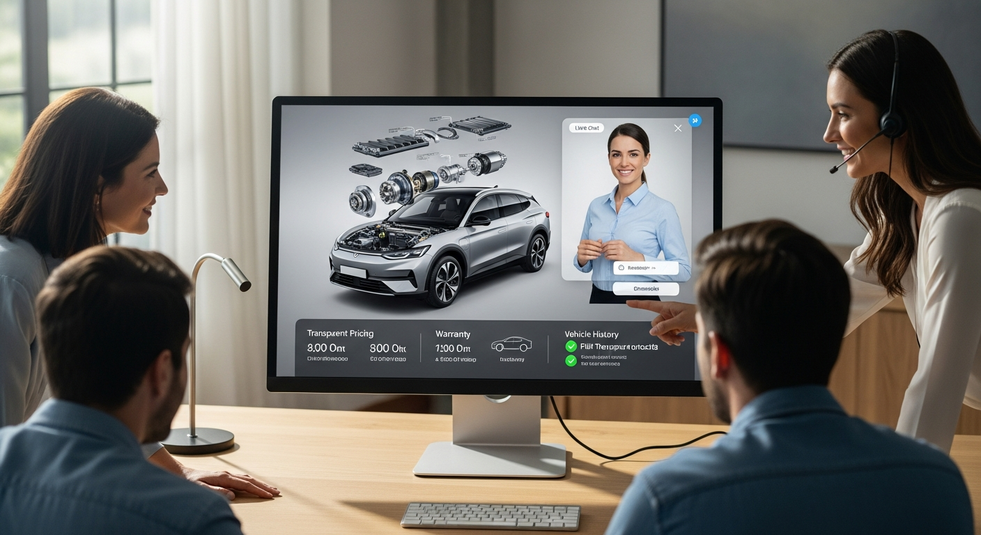 Transparence et confiance dans la vente auto en ligne