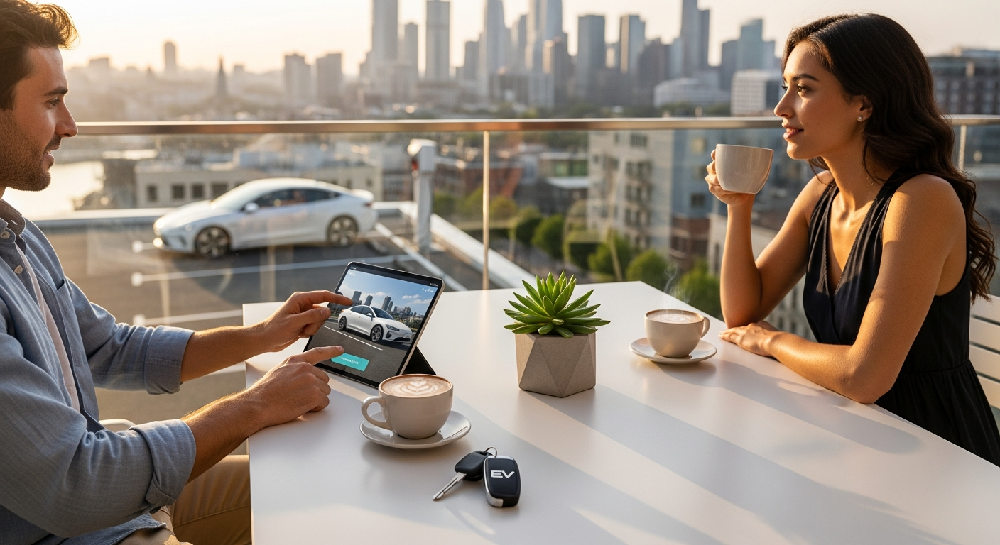 Vente auto en ligne pour propriétaires d'autos électriques