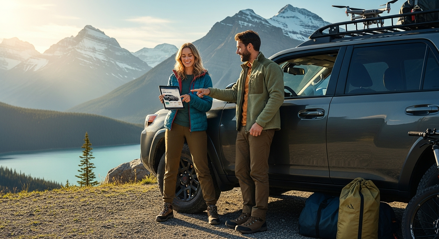 Vente auto en ligne pour voyageurs au Canada