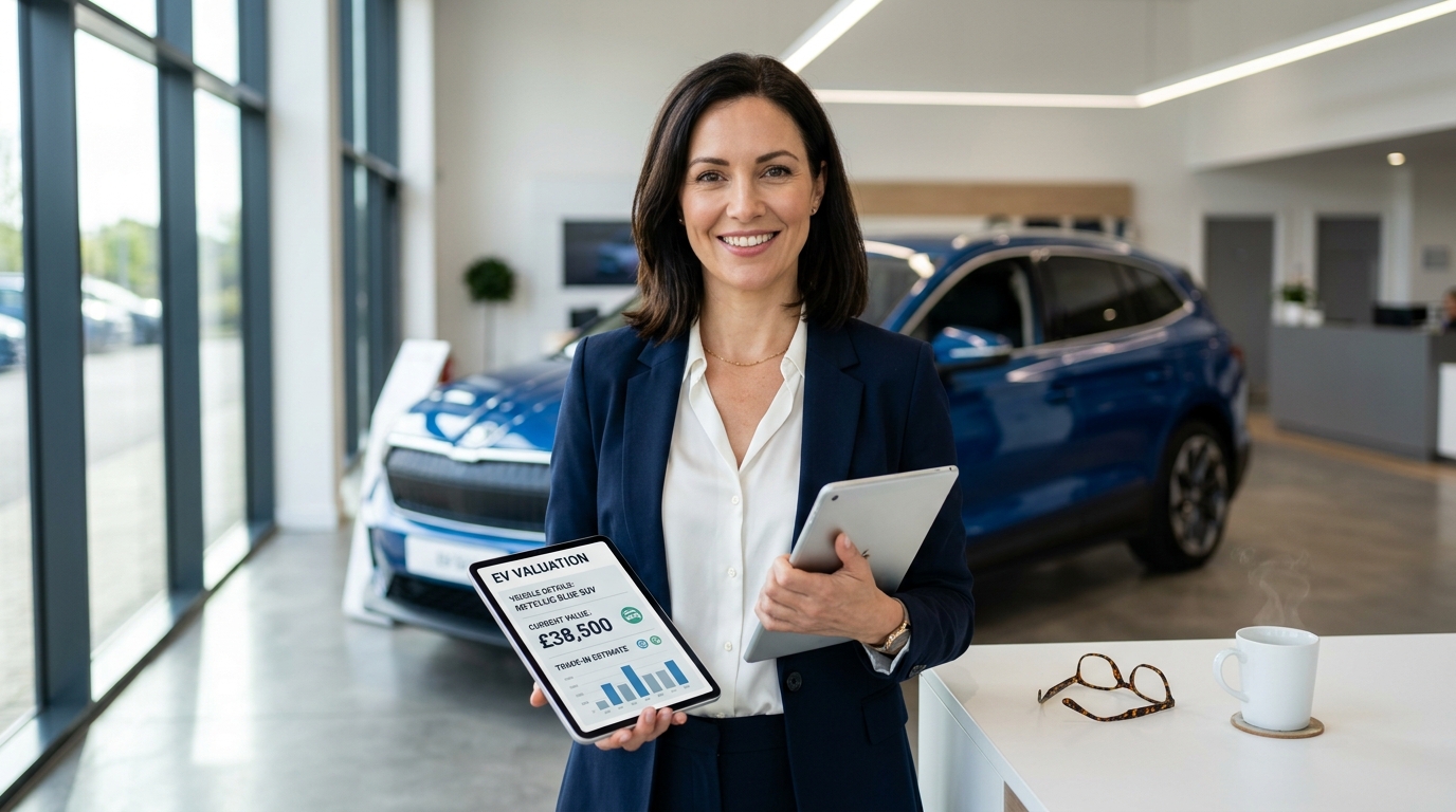 Évaluation instantanée pour vendre des voitures électriques