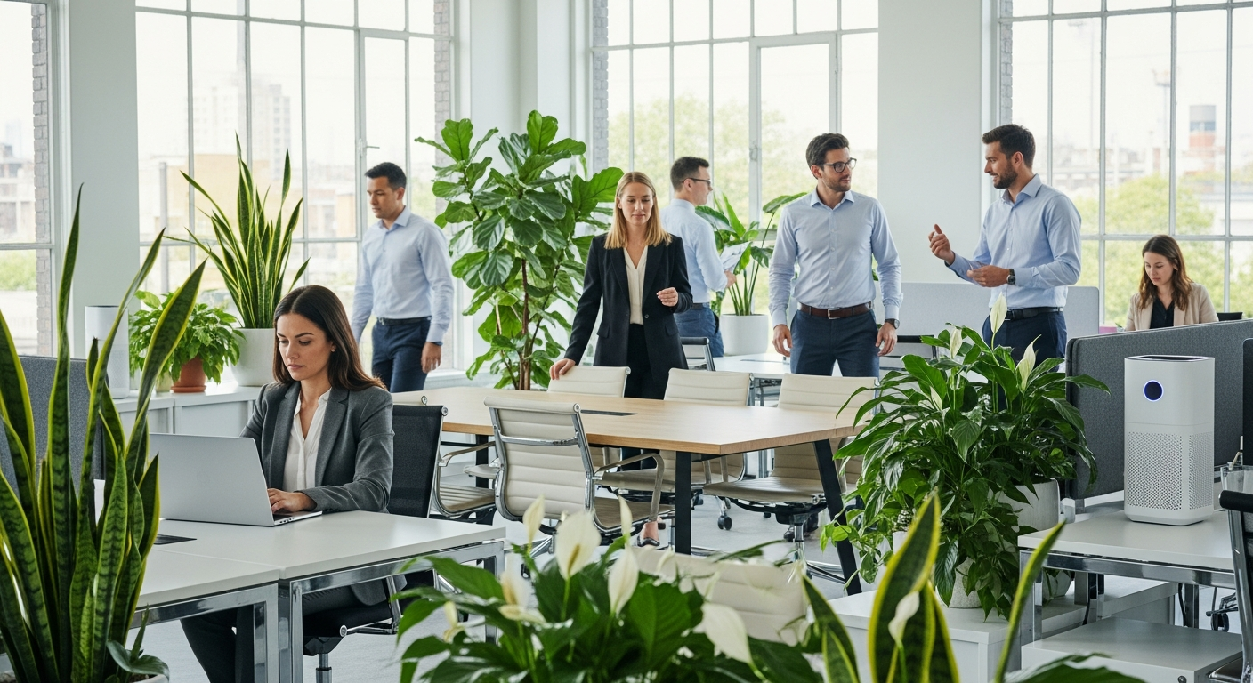 Qualité de l'air et productivité en milieu commercial