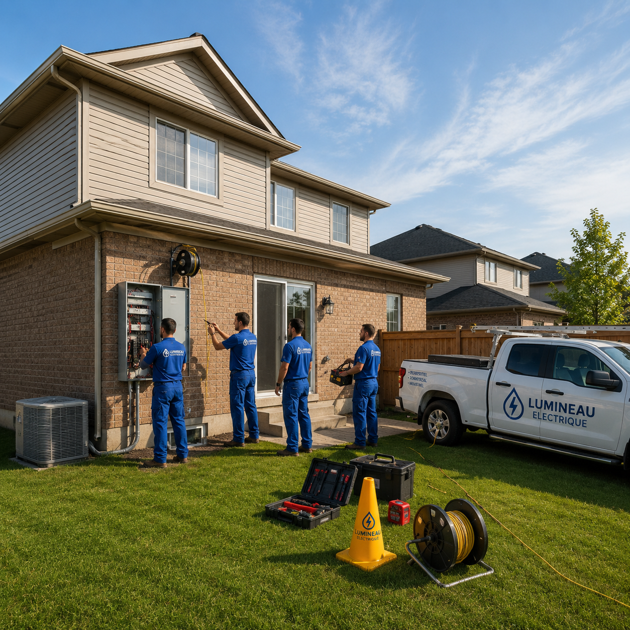 Changement de panneau électrique professionals in Brossard