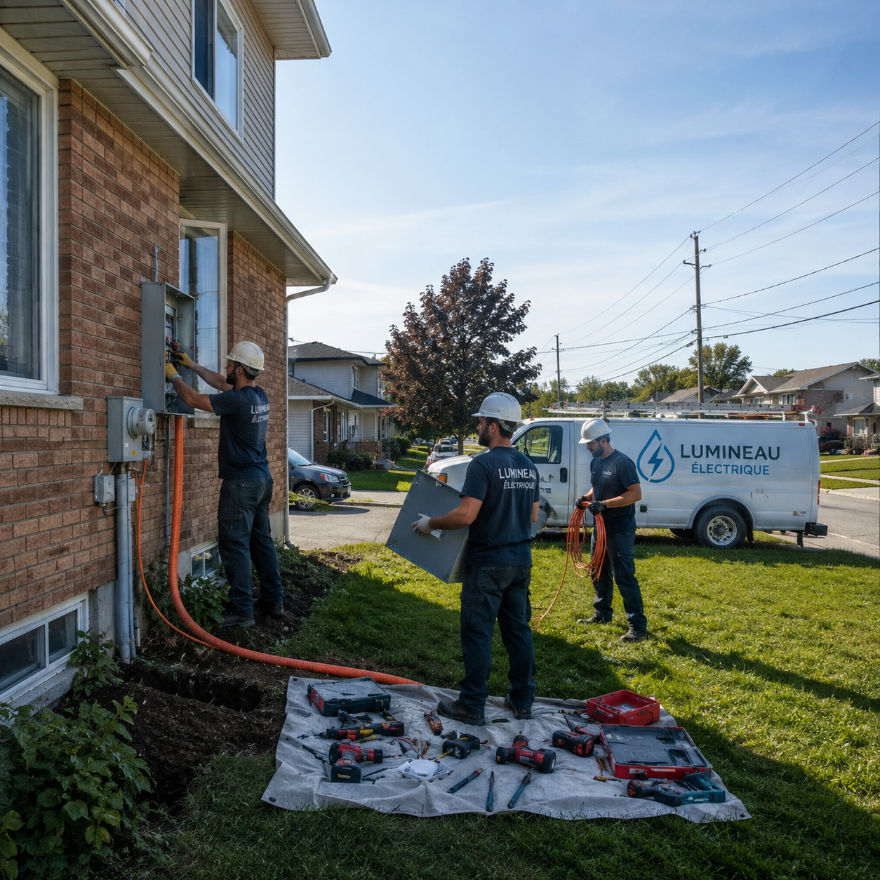 Changement de panneau électrique professionals in laval