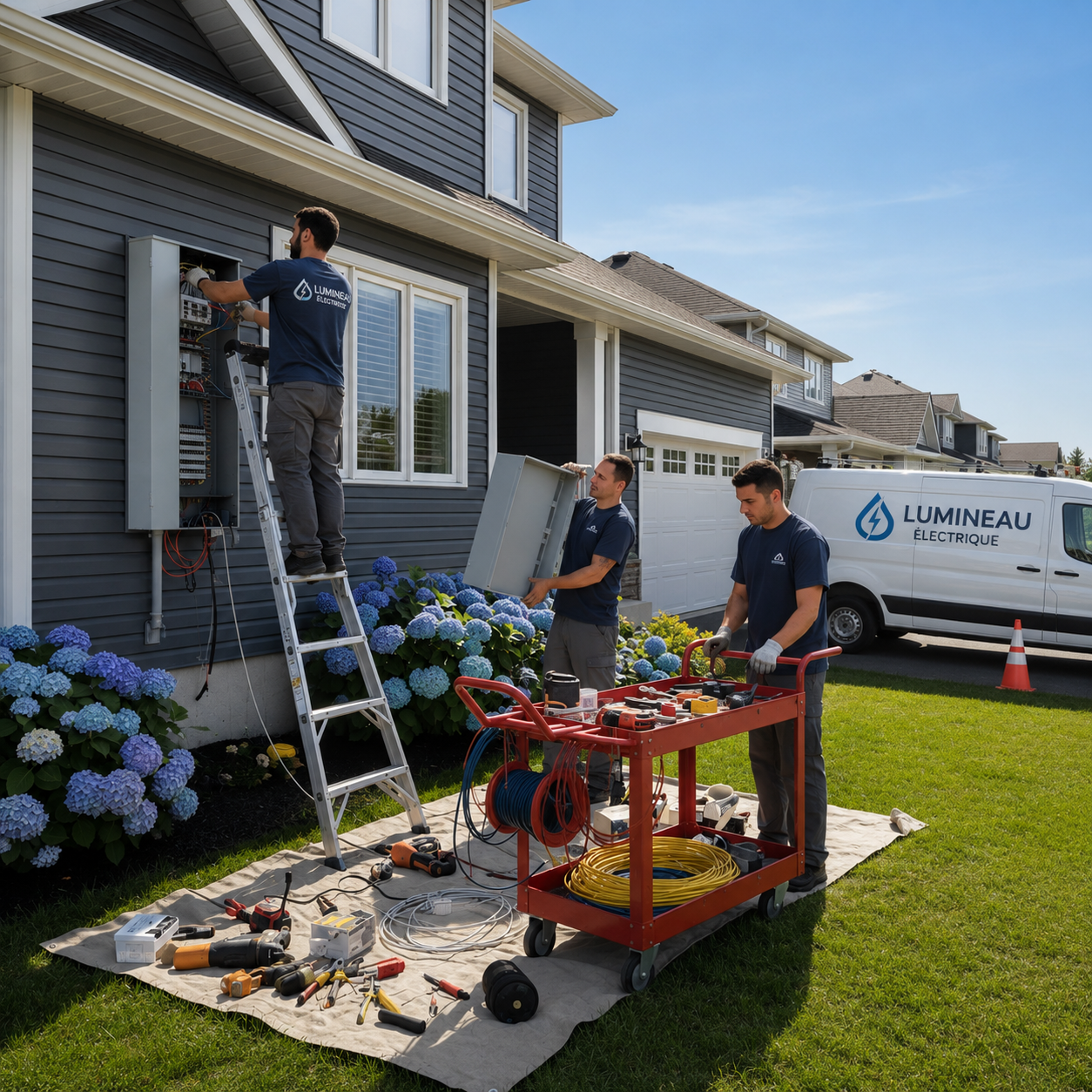 Changement de panneau électrique professionals in Chambly