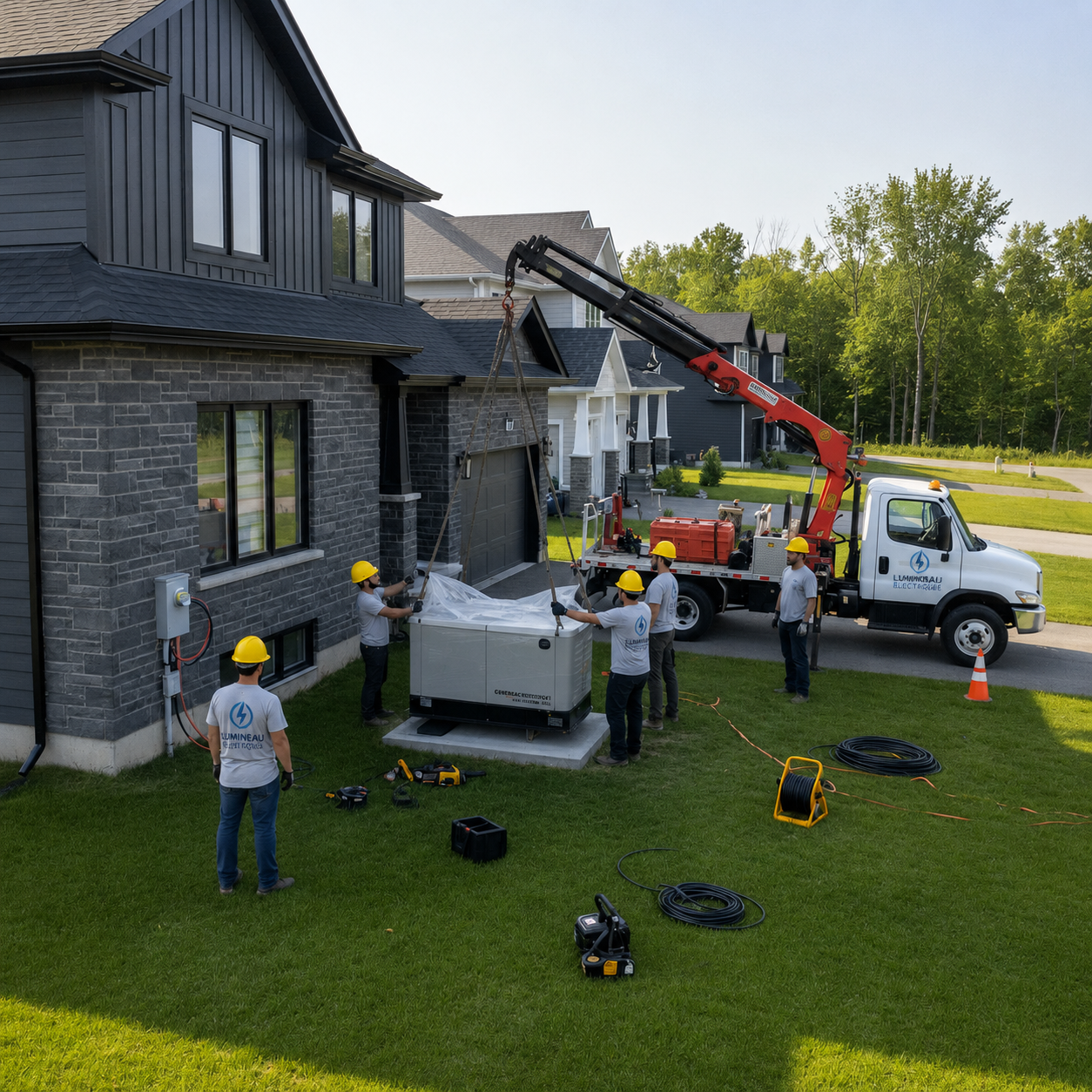 Installation de génératrice professionals in Terrebonne