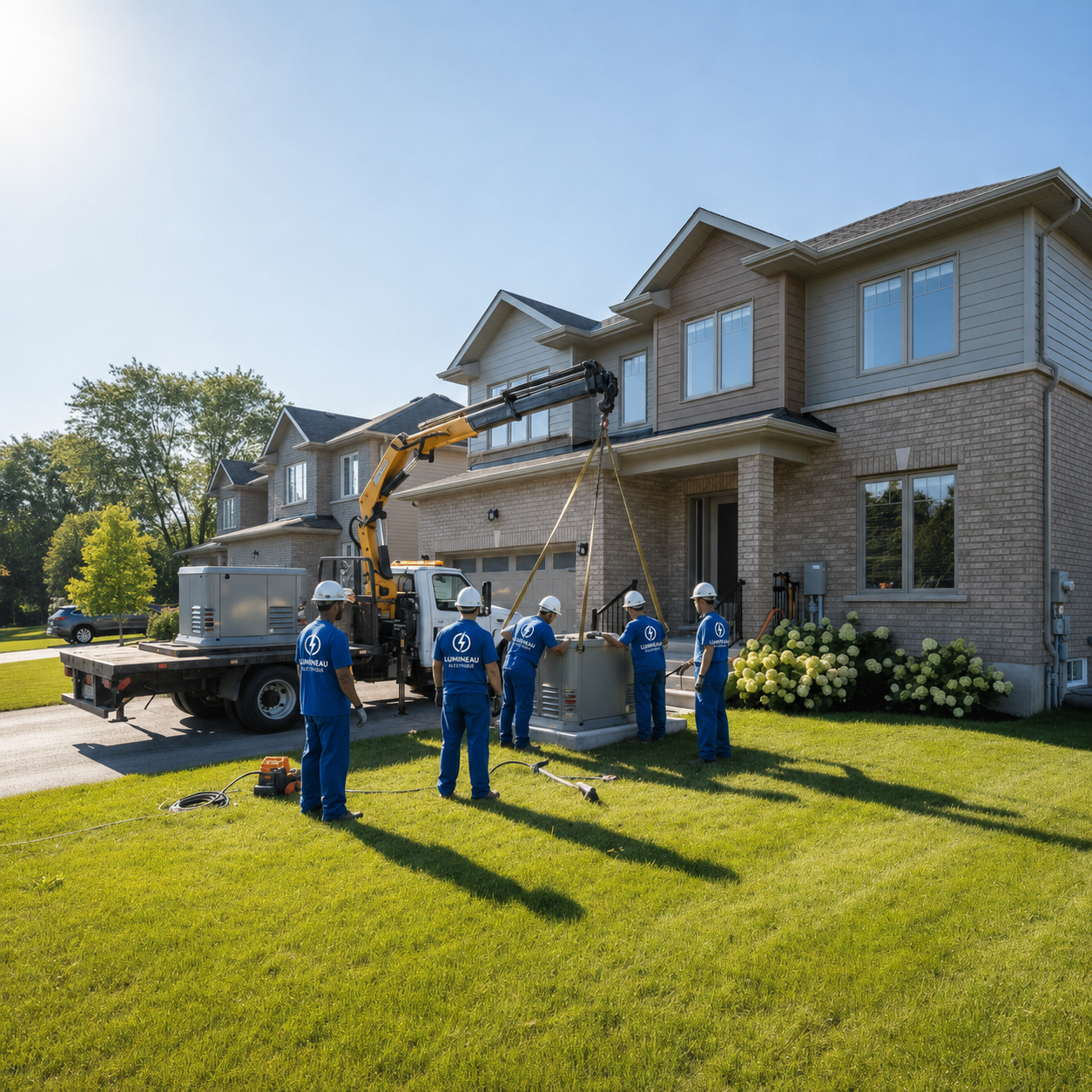 Installation de génératrice professionals in Brossard