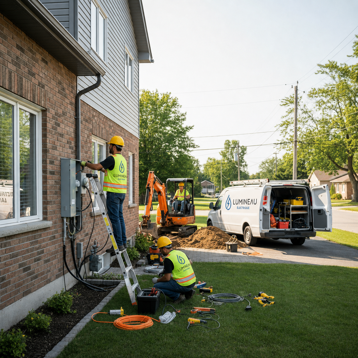 Changement d'entrée électrique professionals in Chambly